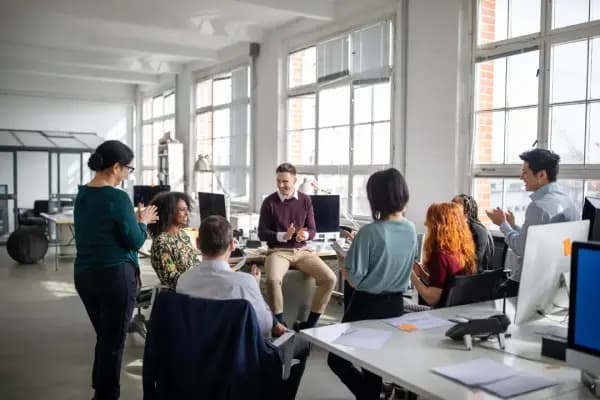 Collaborative workspace in action